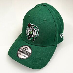 New Era Boston Celtics 39THIRTY Team Colors Stretch Fit Hat Cap Small-Medium NWT